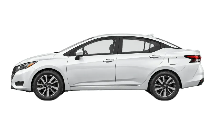 Nissan Versa seen from the side