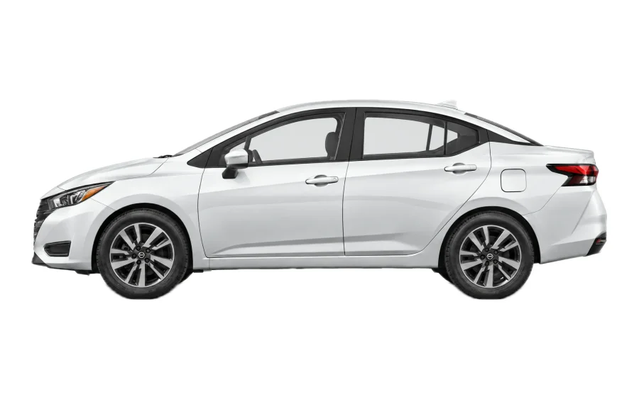 Nissan Versa visto de lado