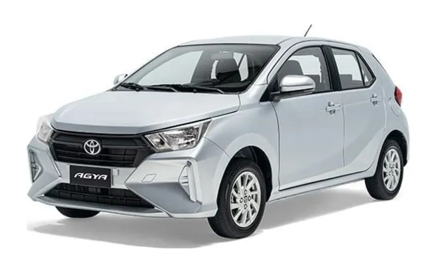 Toyota Agya disponible para renta en Managua