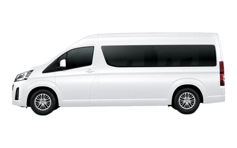 Toyota Hiace visto de lado