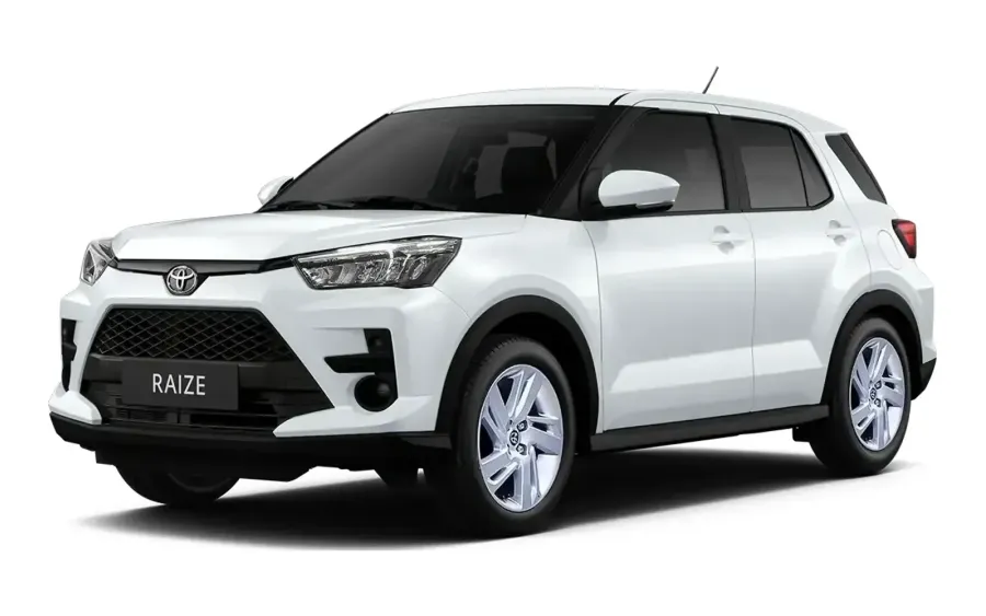 Toyota Raize available for rent in Managua