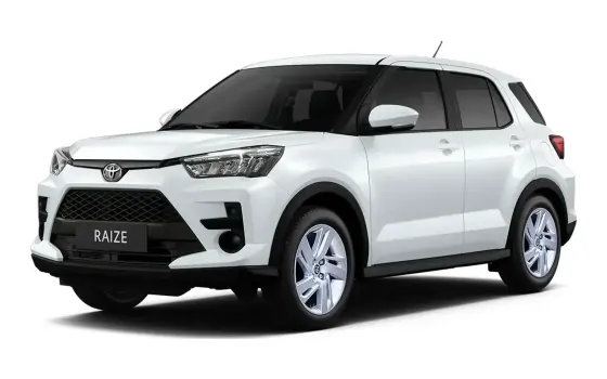 Toyota Raize available for rent in Managua