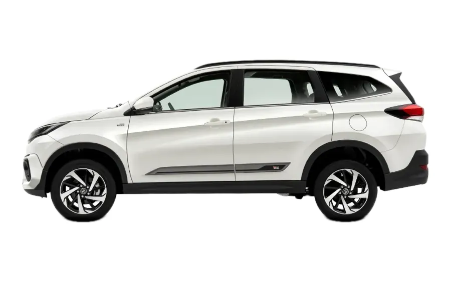 Toyota Rush seen from the side