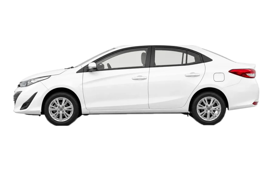 Toyota Yaris seen from the side